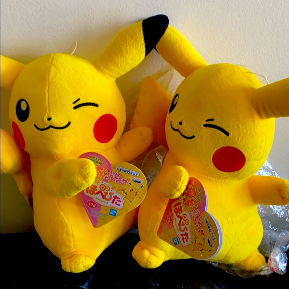 Pikachu original banpresto plushy 50 for both